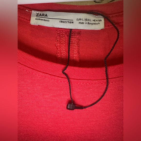 Zara Basic Collection Red Sleeveless Maxi Dress NWOT - Picture 3 of 7